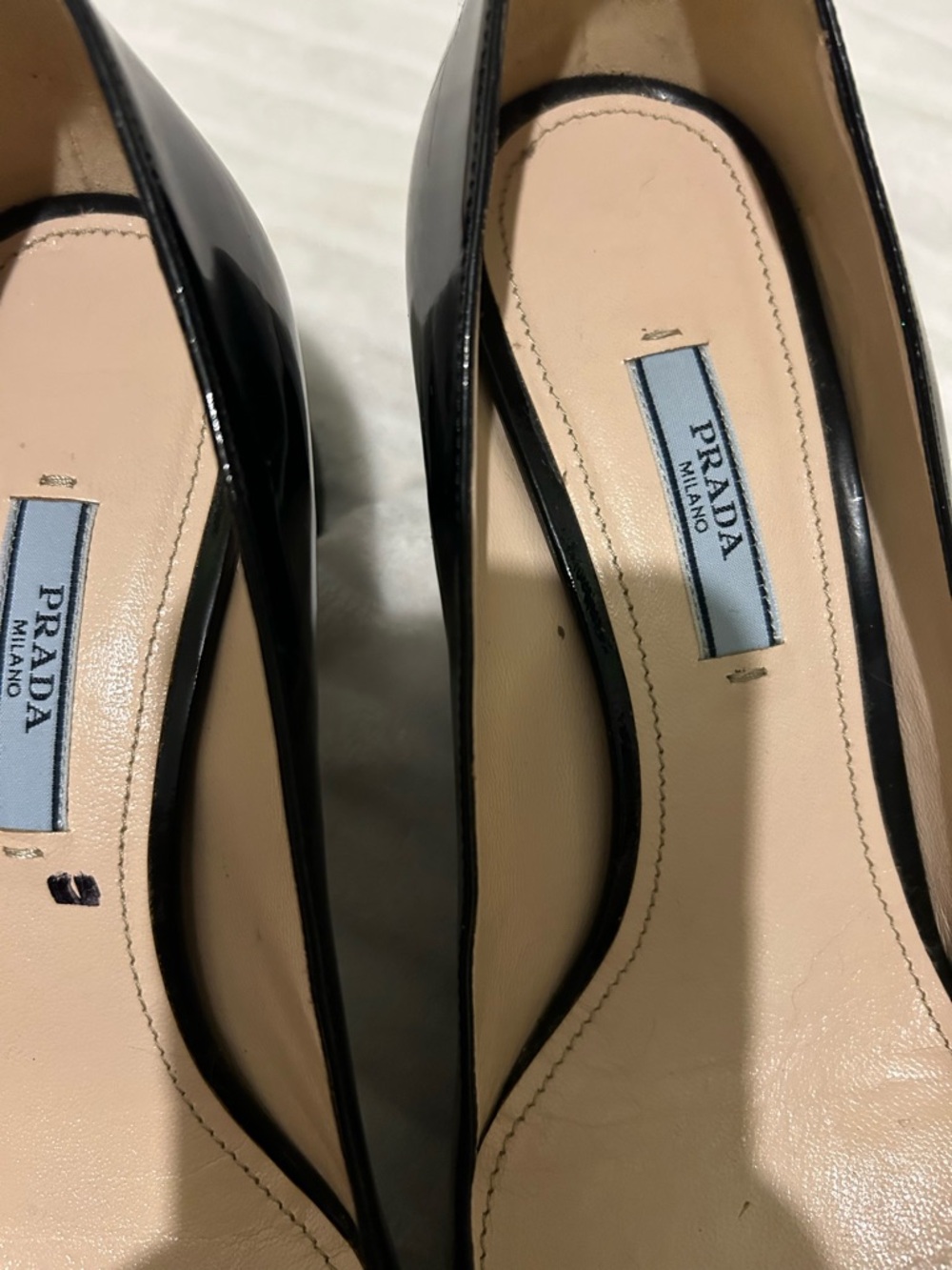 Prada patent leather 2 inch heel - Picture 16 of 17